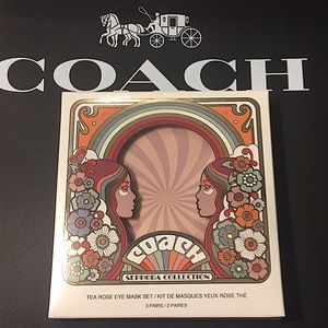 COACH SEPHORA TEA ROSE EYE MASK +1 COACH FACE MASK